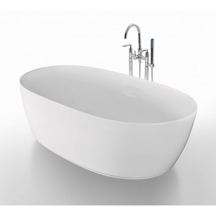 Kylpyamme Bathlife Ideal Oval, 1600 mm, valkoinen