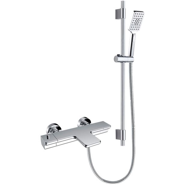 Suihkusetti Bathlife Skur, Stimma-suihkuhanalla ja juoksuputkella, kromi
