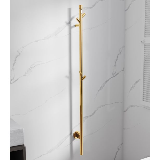 Pyyhekuivain Bathlife Fas, 1600mm, ajastimella, kulta