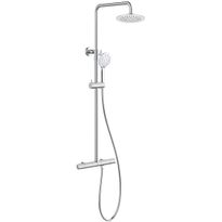 Sadesuihkusetti Bathlife Brusa, termostaattihanalla, suihkupää ⌀240mm, kiiltävä kromi