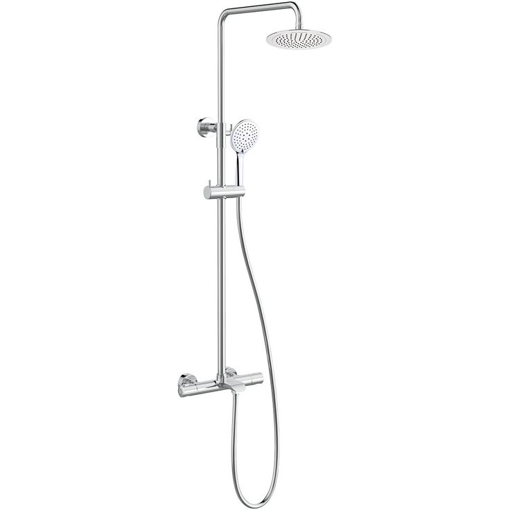 Sadesuihkusetti Bathlife Brusa, juoksuputkella, kromi