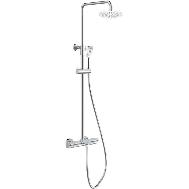 Sadesuihkusetti Bathlife Stimma, juoksuputkella, kromi