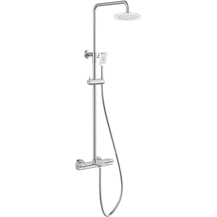 Sadesuihkusetti Bathlife Stimma, juoksuputkella, kromi