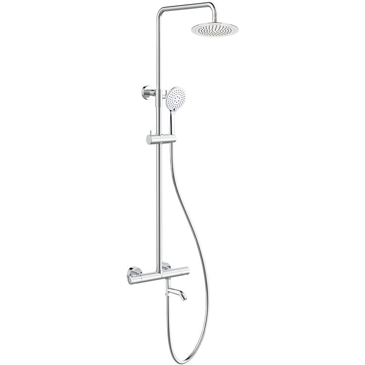 Sadesuihkusetti Bathlife Brusa, Fylla-juoksuputkella, kromi