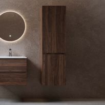 Sivukaappi Bathlife Eufori, 450x1500x350mm, pähkinä, Verkkokaupan poistotuote