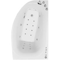 Poreamme Bathlife Trivsam Premium, 1600x1000mm, oikea, valkoinen