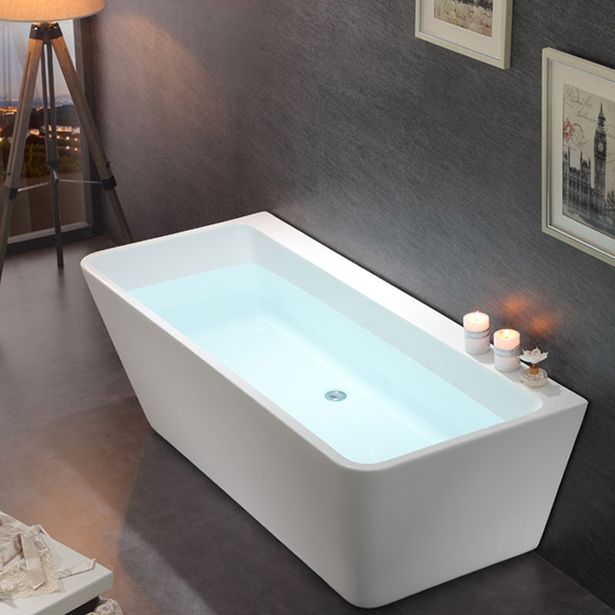 Kylpyamme Bathlife Andrum, 1650x790 mm, akryyli, valkoinen