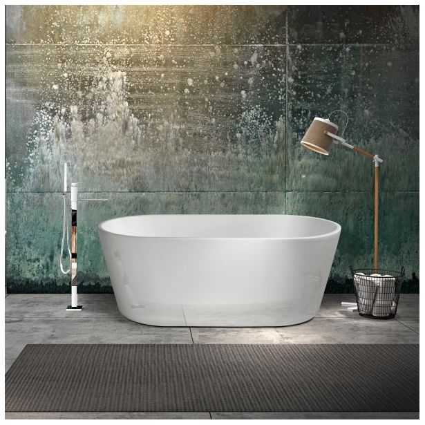 Kylpyamme Bathlife Lugn, 1600x800mm, valkoinen