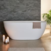 Kylpyamme Bathlife Vila, 1600x740mm, valkoinen, verkkokaupan poistotuote