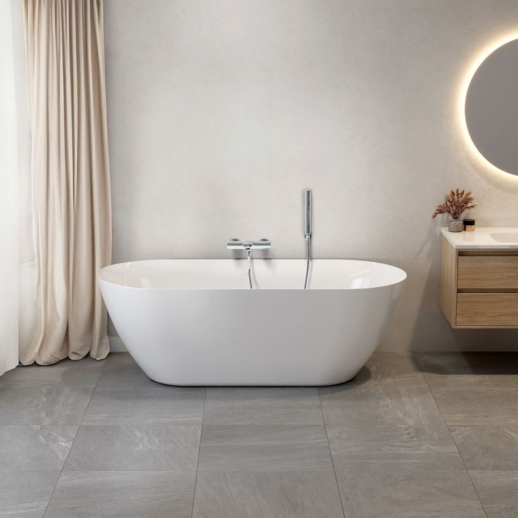 Kylpyamme Bathlife Stillsam, 1400x730 mm, akryyli, valkoinen