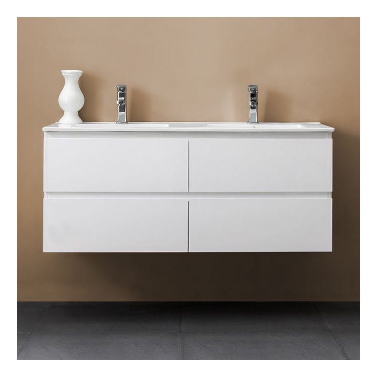 Allaskaappi Bathlife Eufori 1200, valkoinen, 1200x500x460mm