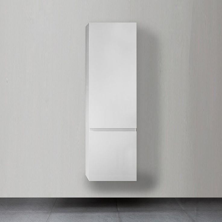 Sivukaappi Bathlife Eufori 450x1500x350mm, valkoinen, Verkkokaupan poistotuote