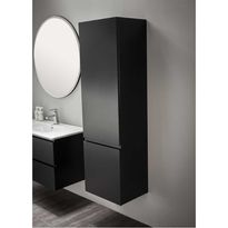 Sivukaappi Bathlife Eufori 450x1500x350mm, musta, Verkkokaupan poistotuote