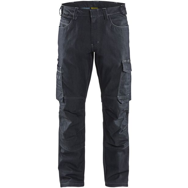 Housut Blåkläder 1439 Denim Stretch, mariininsininen