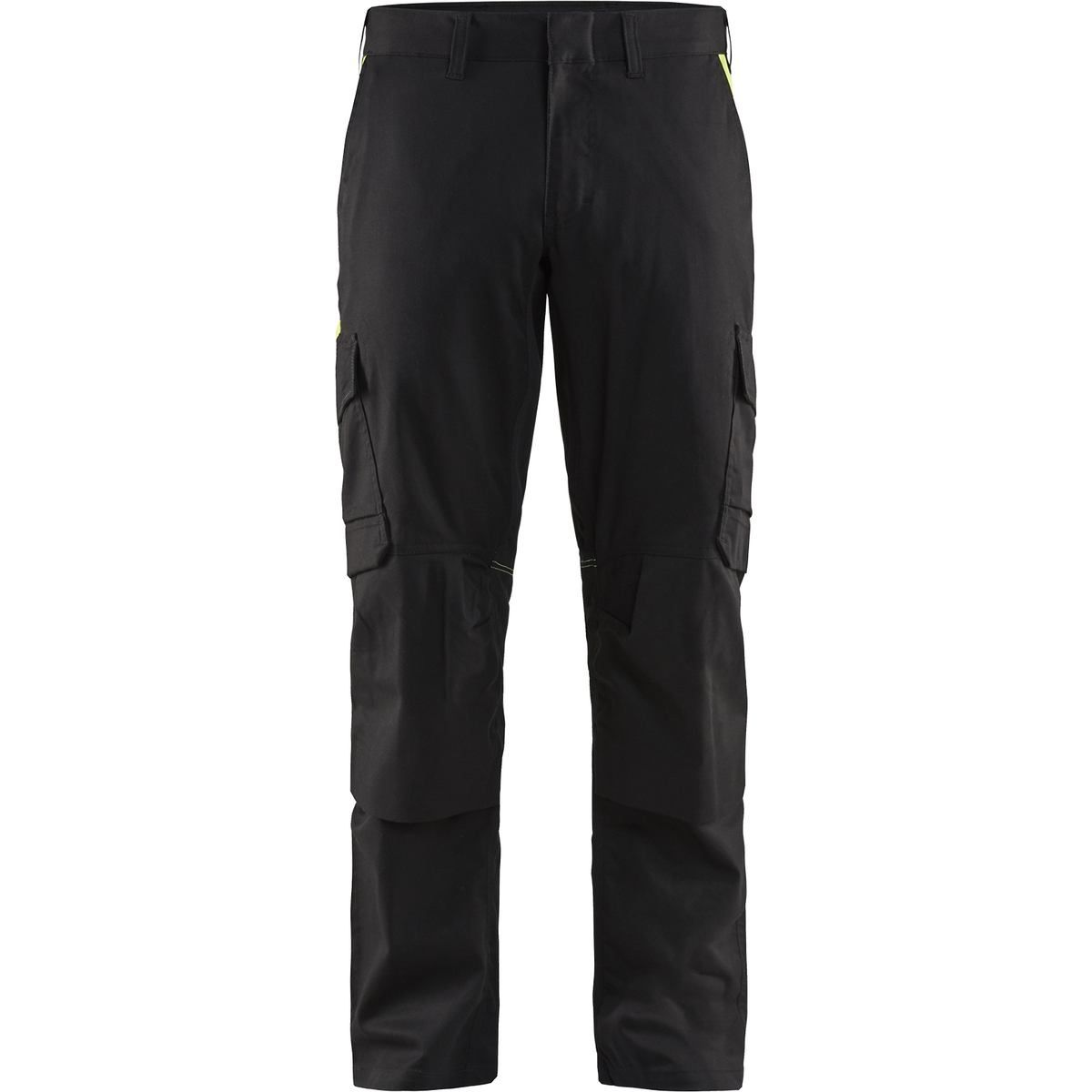 Housut Blåkläder 1448 Stretch, musta/keltainen, koko D116