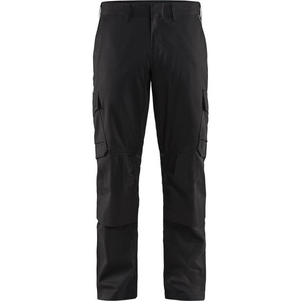 Housut Blåkläder 1448 Stretch, musta/tummanharmaa