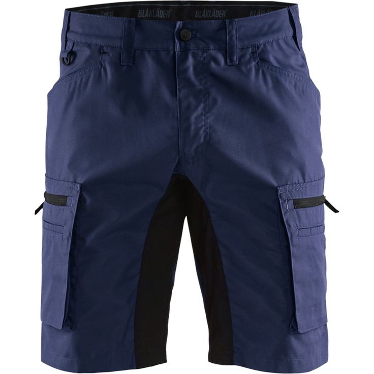 Shortsit Blåkläder 1449 Stretch, mariininsininen/musta