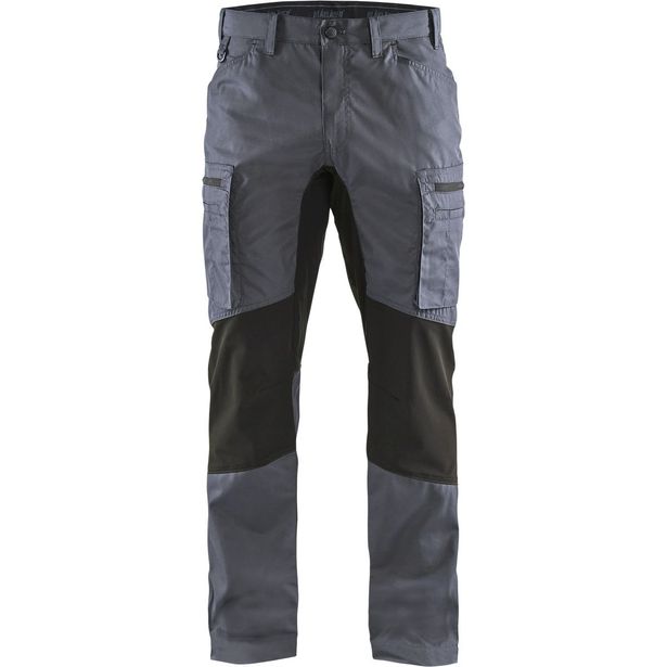 Housut Blåkläder 1459 Stretch, harmaa/musta