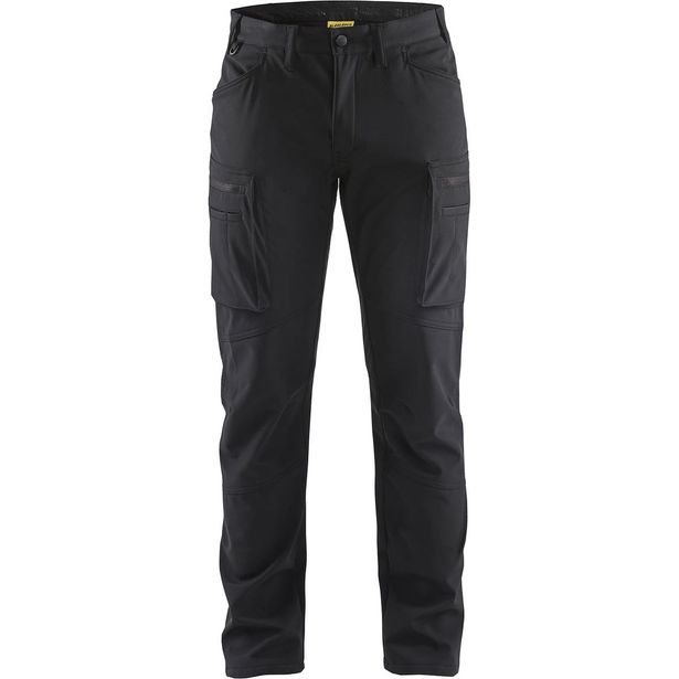 Softshell-talvihousut Blåkläder 1477, musta