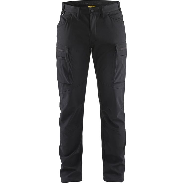 Softshell-talvihousut Blåkläder 1477, musta