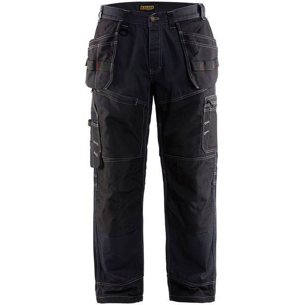 Riipputaskuhousut Blåkläder X1500, mariininsininen/musta, denim
