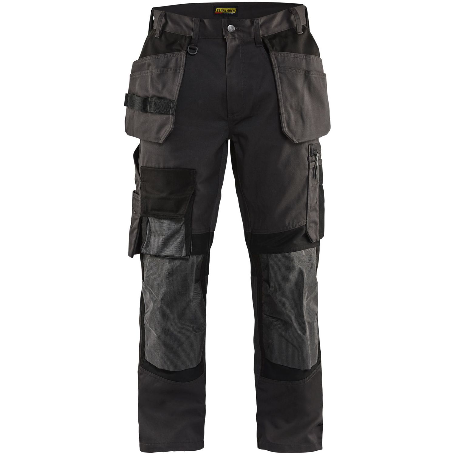 Riipputaskuhousut Blåkläder 1554 Stretch, tummanharmaa/musta, koko C48