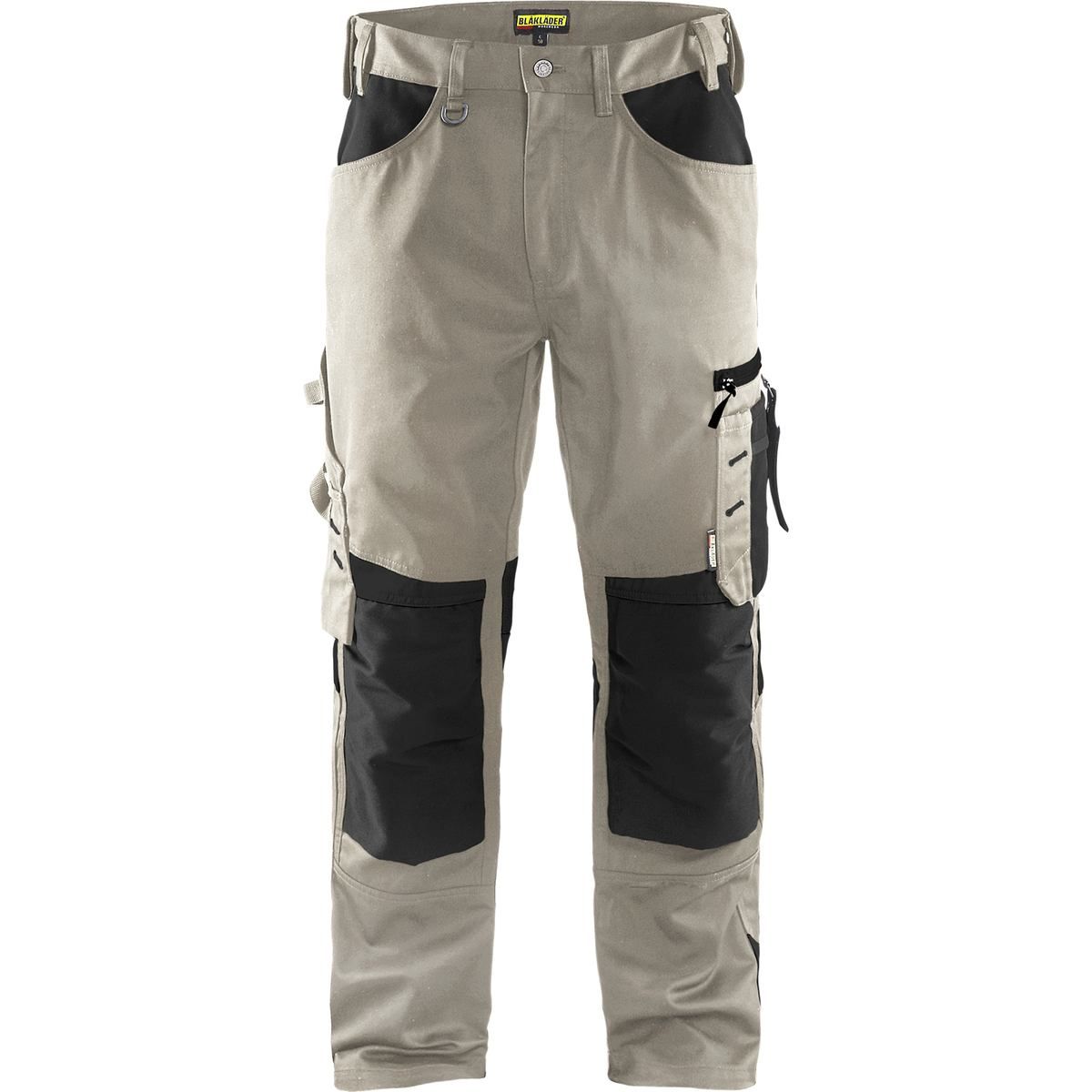 Housut Blåkläder 1556, beige/musta, koko D84