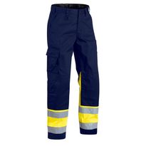 Huomiohousut Blåkläder 1564 Highvis, sininen/keltainen