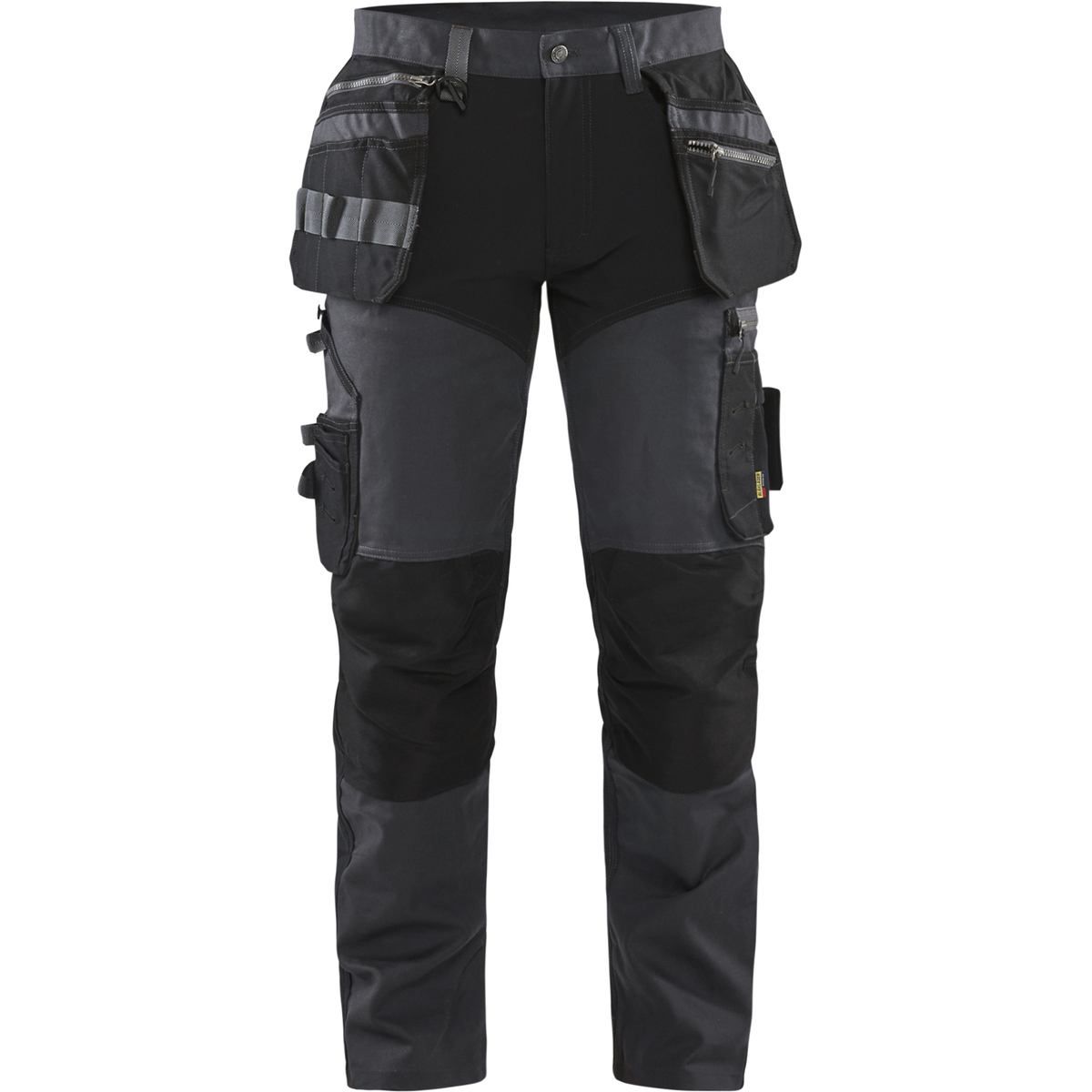 Riipputaskuhousut Blåkläder 1599 Stretch, tummanharmaa/musta, koko D92