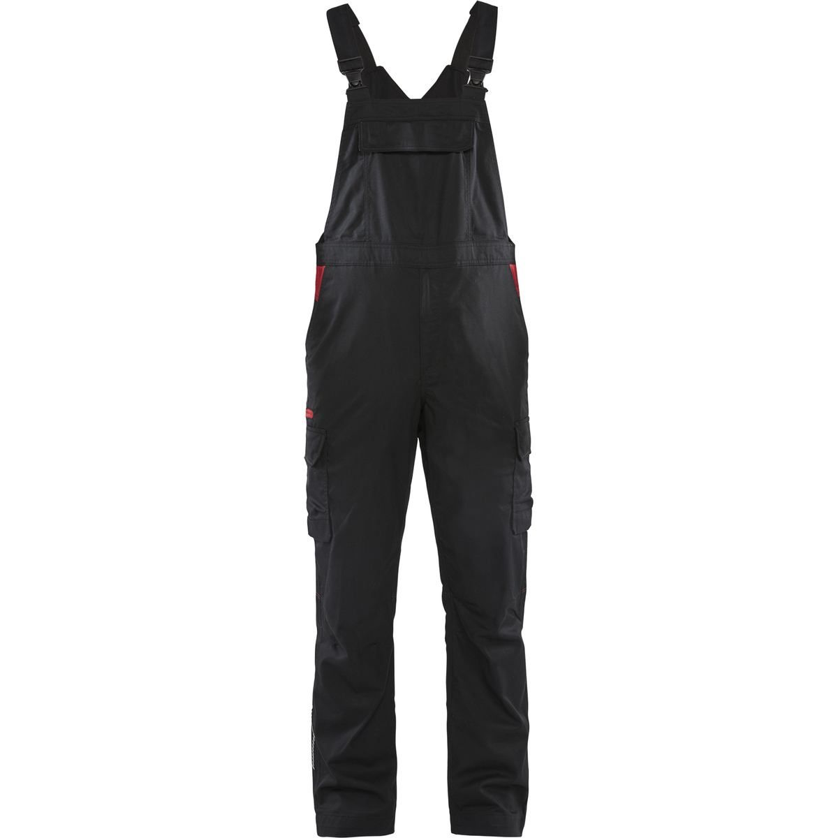 Lappuhaalari Blåkläder 2644 Stretch, musta/punainen, koko D104