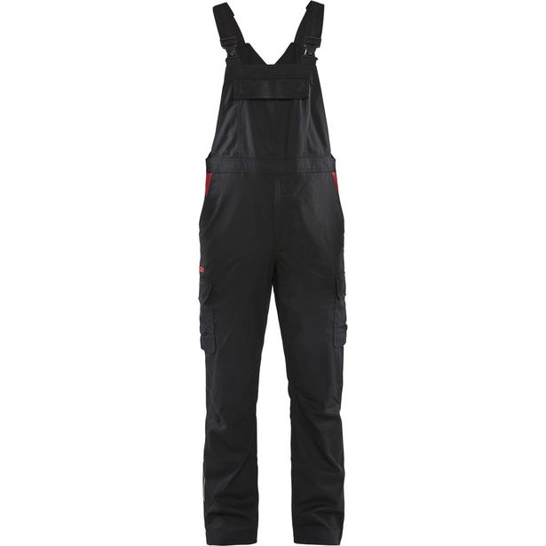 Lappuhaalari Blåkläder 2644 Stretch, musta/punainen