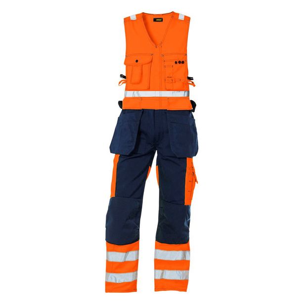 Avohaalari Blåkläder Highvis 2653, oranssi/mariininsininen