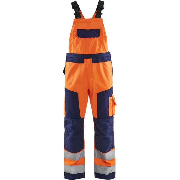 Lappuhaalari Blåkläder 2660 Highvis, huomio-oranssi/sininen