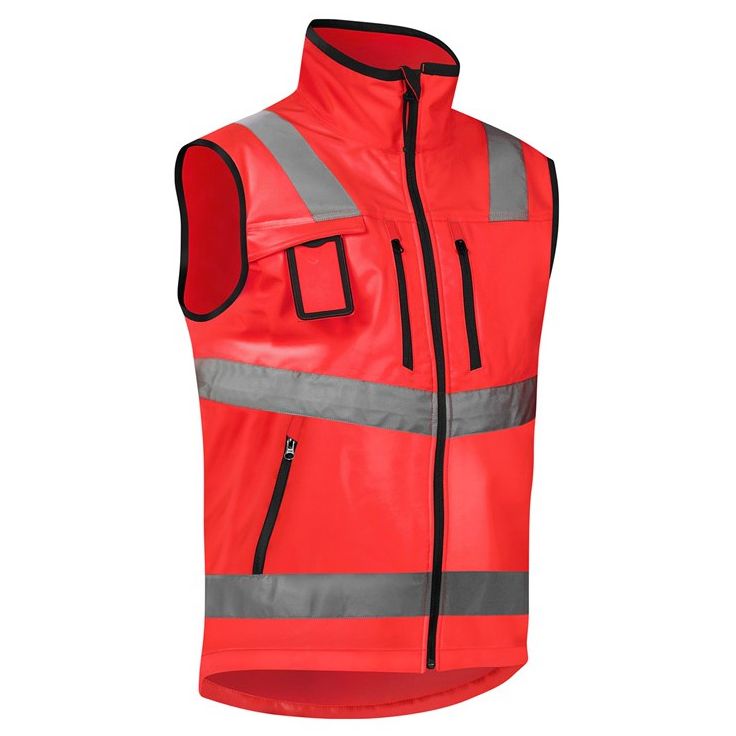 Softshell-liivi Blåkläder Highvis 3049, punainen
