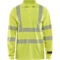 Pitkähihainen pikeepaita Blåkläder 3439 Multinorm, huomiokeltainen