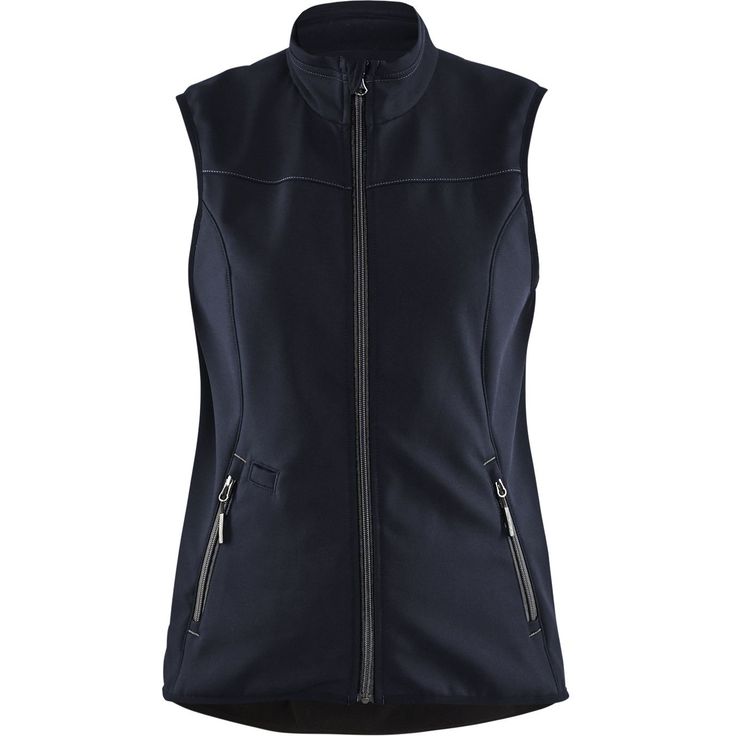 Naisten softshell-liivi Blåkläder 3851, tumma mariininsininen/musta