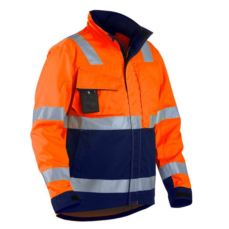 Takki Blåkläder 4064 Highvis, oranssi/mariininsininen