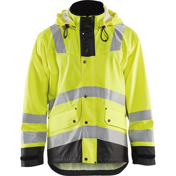 Sadetakki Blåkläder 4302, huomiokeltainen/musta
