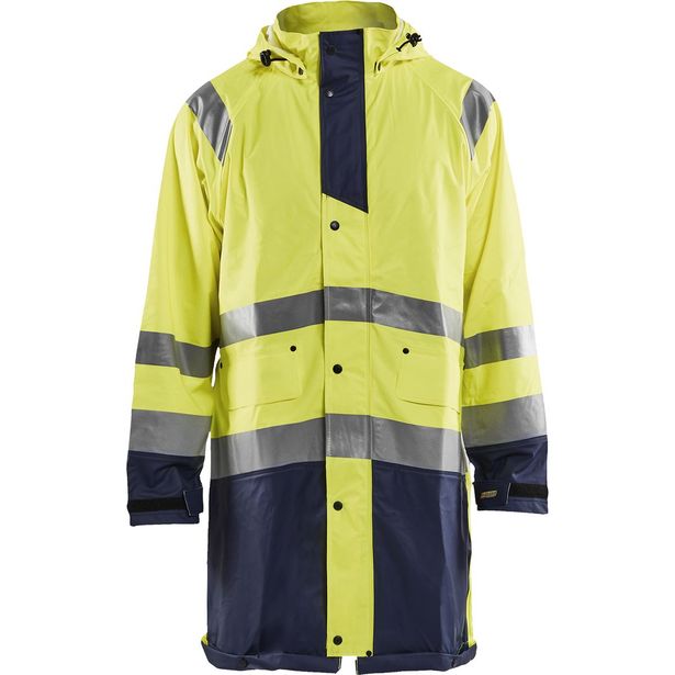 Sadetakki Blåkläder 4324 Highvis, huomiokeltainen/sininen