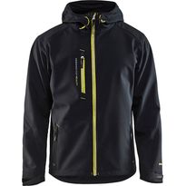 Softshell-takki Blåkläder 4749, musta/keltainen