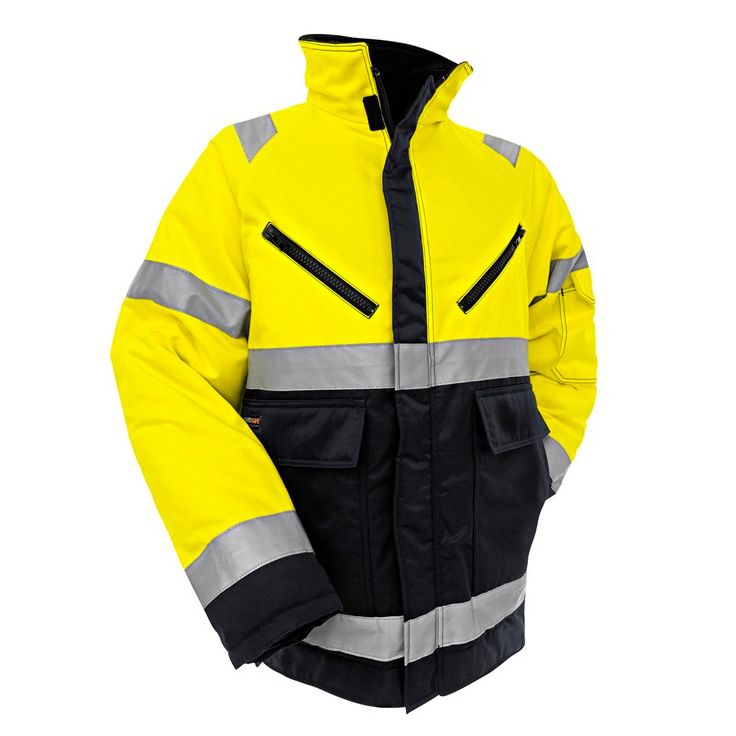 Talvitakki Blåkläder Highvis 4828, keltainen/musta