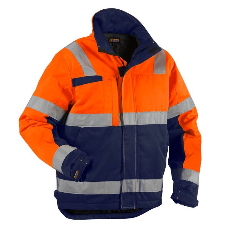 Talvitakki Blåkläder 4862 Highvis, oranssi/mariininsininen