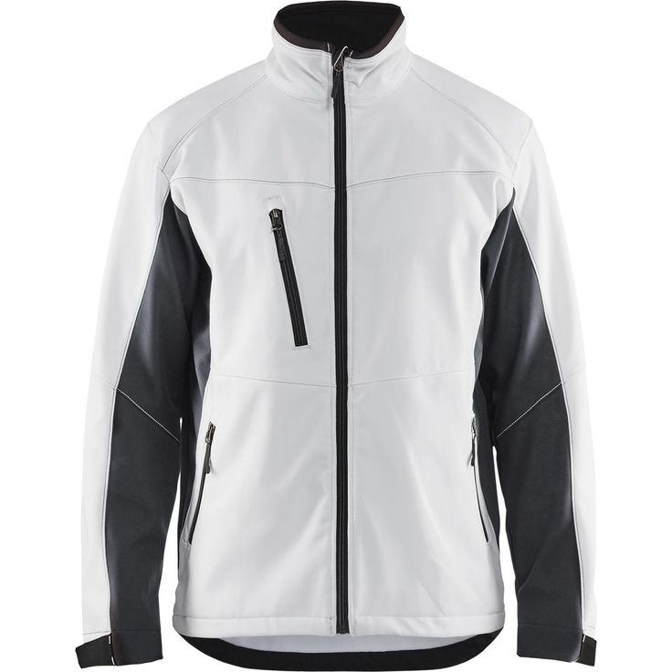 Softshell-takki Blåkläder 4950, valkoinen/tummanharmaa