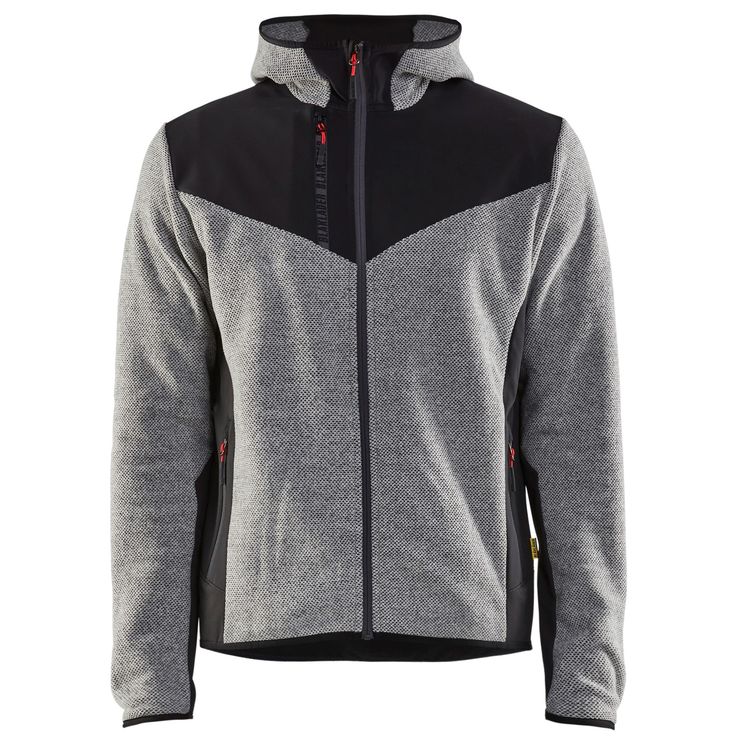 Softshell-takki Blåkläder 5940, harmaameleerattu/musta