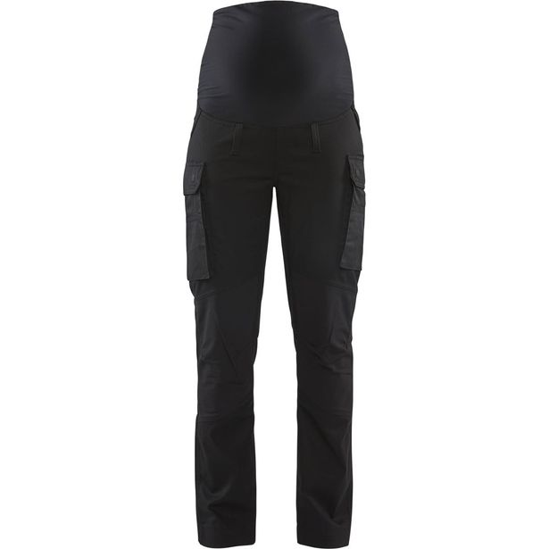 Äitiyshousut Blåkläder 7101 Stretch, musta
