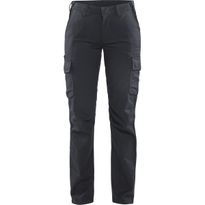 Naisten housut Blåkläder 7144 Stretch, grafiitinharmaa/musta
