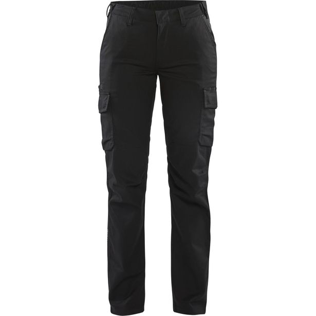 Naisten housut Blåkläder 7144 Stretch, musta