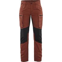 Naisten housut Blåkläder 7159 Stretch, ruoste/musta