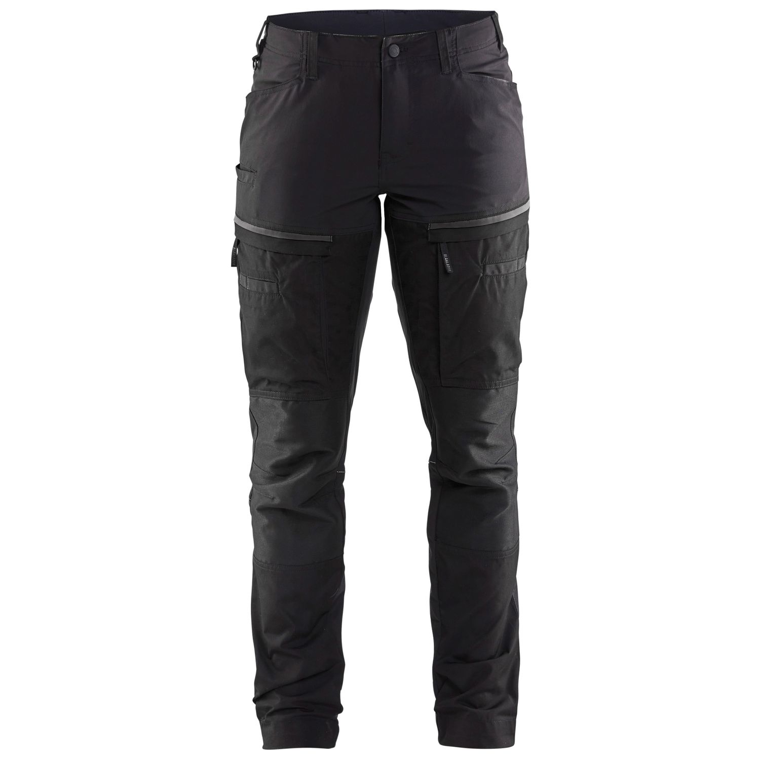 Naisten housut Blåkläder 7166 Stretch, musta/tummanharmaa, koko D21