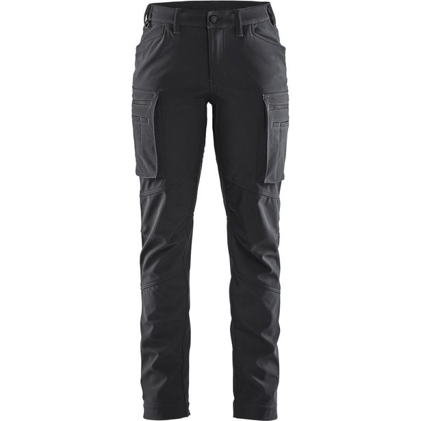 Naisten softshell-talvihousut Blåkläder 7177, musta